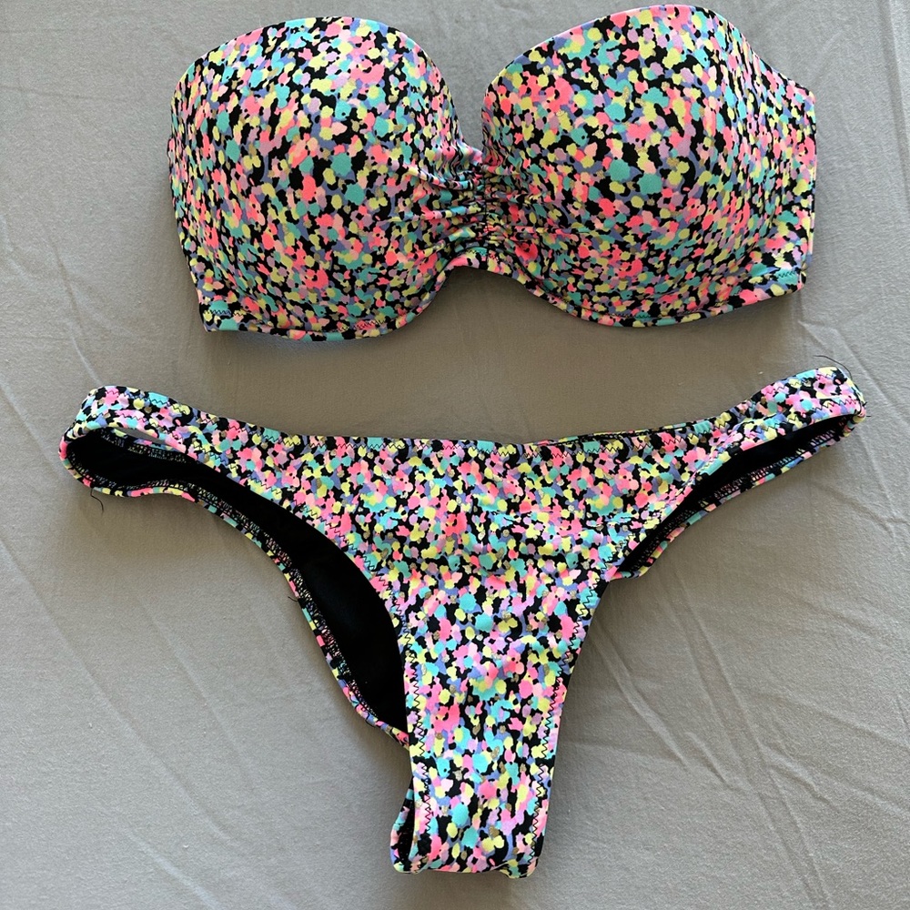 Victoria Secret Strapless Swim Suit